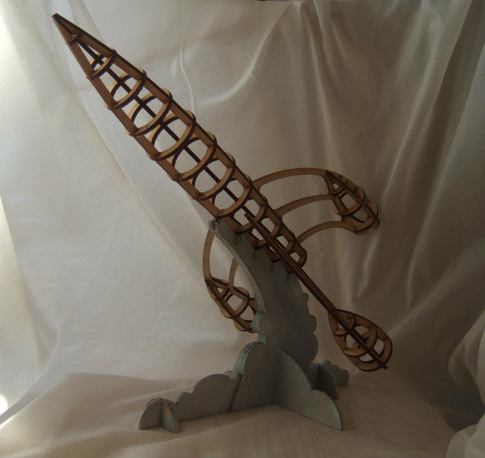 Rocket, on the optional stand Rocket, on the optional stand